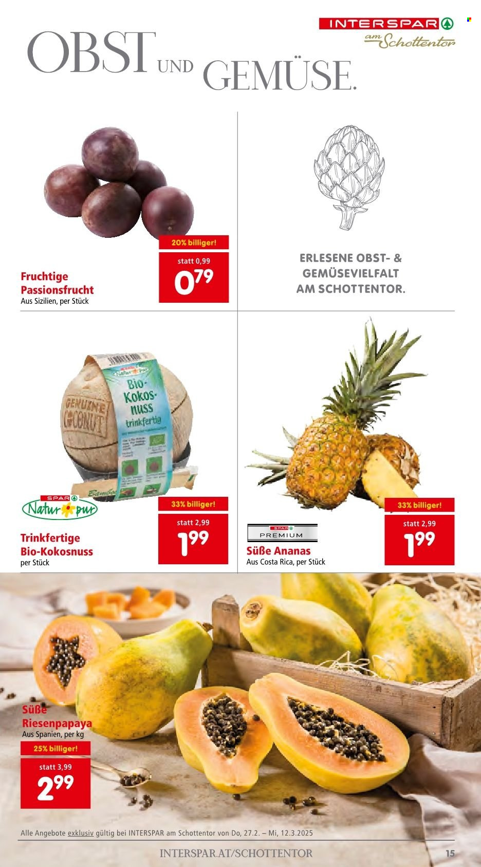Angebote INTERSPAR - 27.2.2025 - 12.3.2025. Seite 15