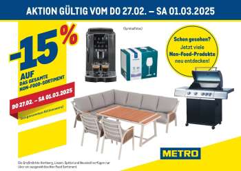 Angebote Metro - 27.2.2025 - 1.3.2025.