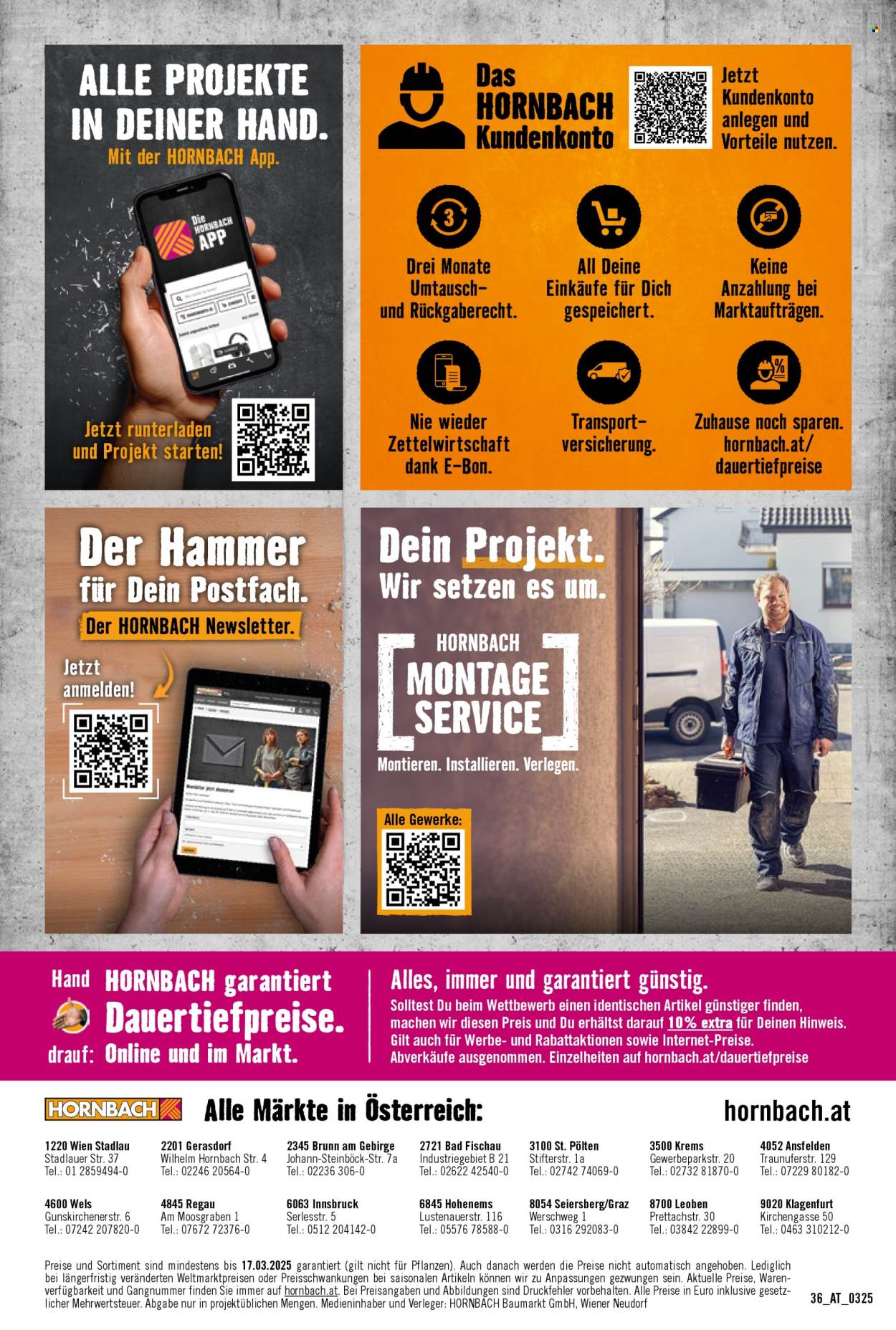Angebote Hornbach - 4.3.2025 - 17.3.2025. Seite 36
