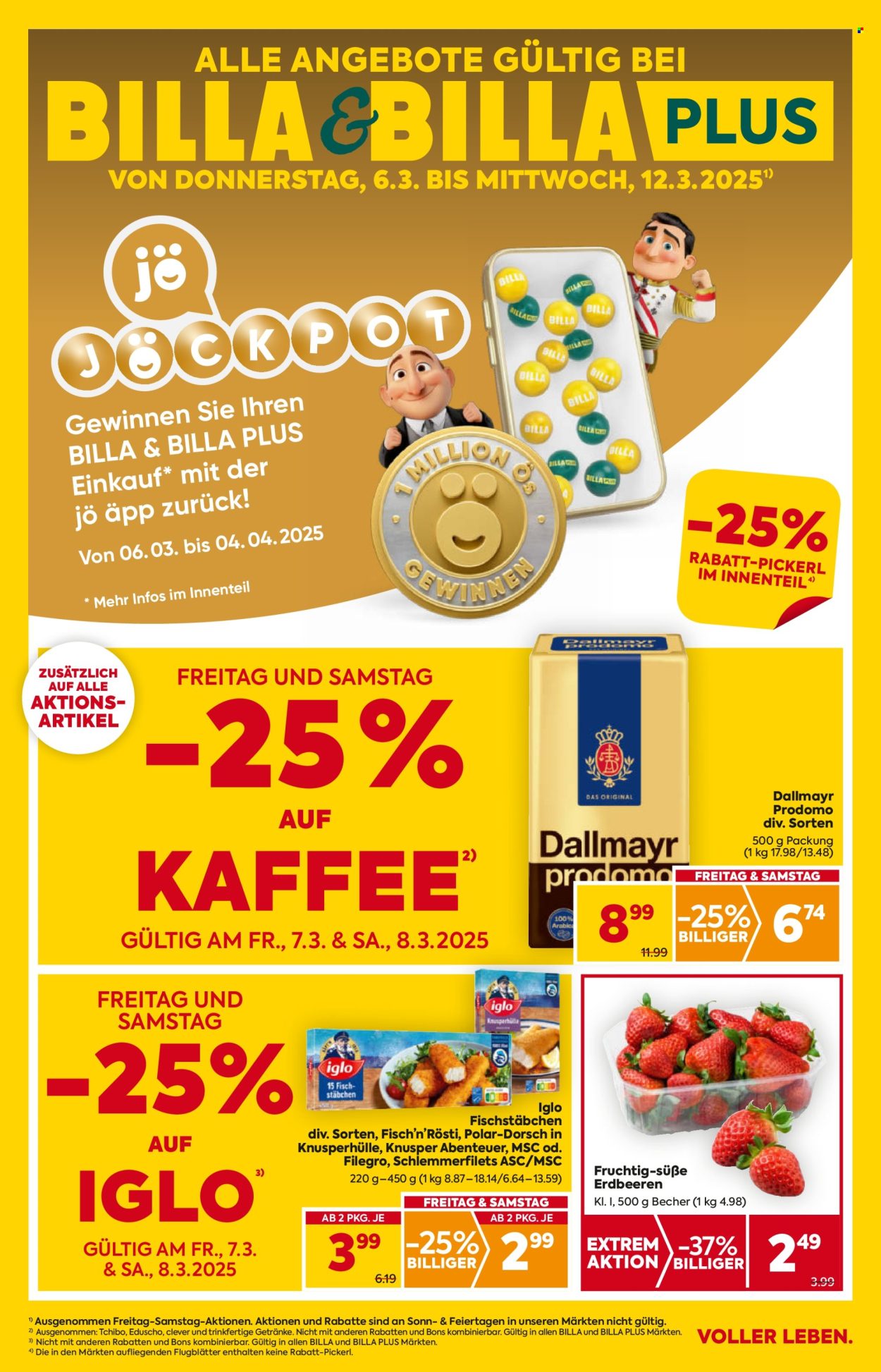 Angebote Billa - 6.3.2025 - 12.3.2025. Seite 1