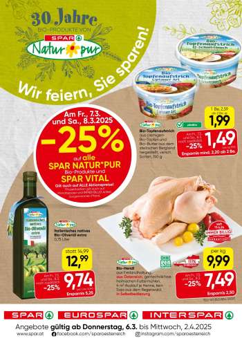 Angebote SPAR - 6.3.2025 - 2.4.2025.