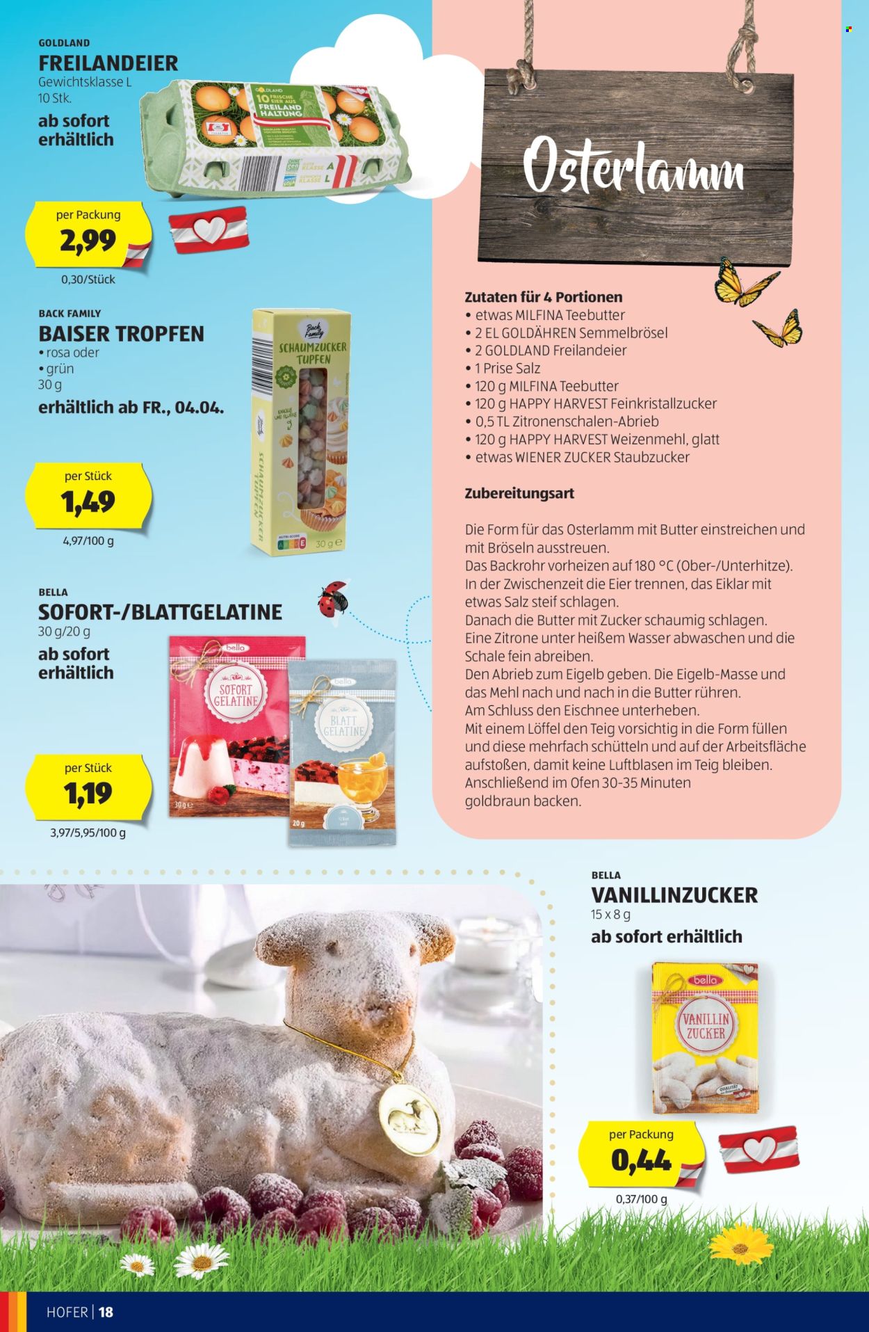 Angebote Hofer. Seite 18