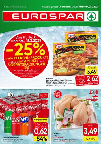 Angebote EUROSPAR - 13.3.2025 - 26.3.2025.