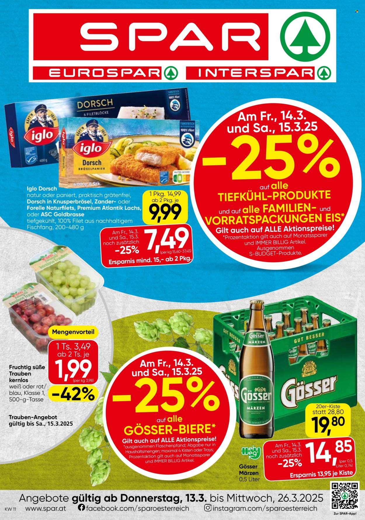 Angebote SPAR - 13.3.2025 - 26.3.2025. Seite 1