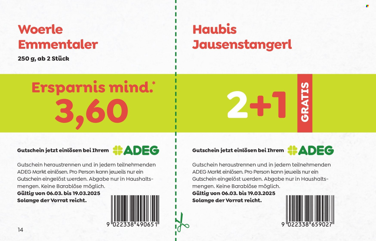 Angebote ADEG - 6.3.2025 - 19.3.2025. Seite 14