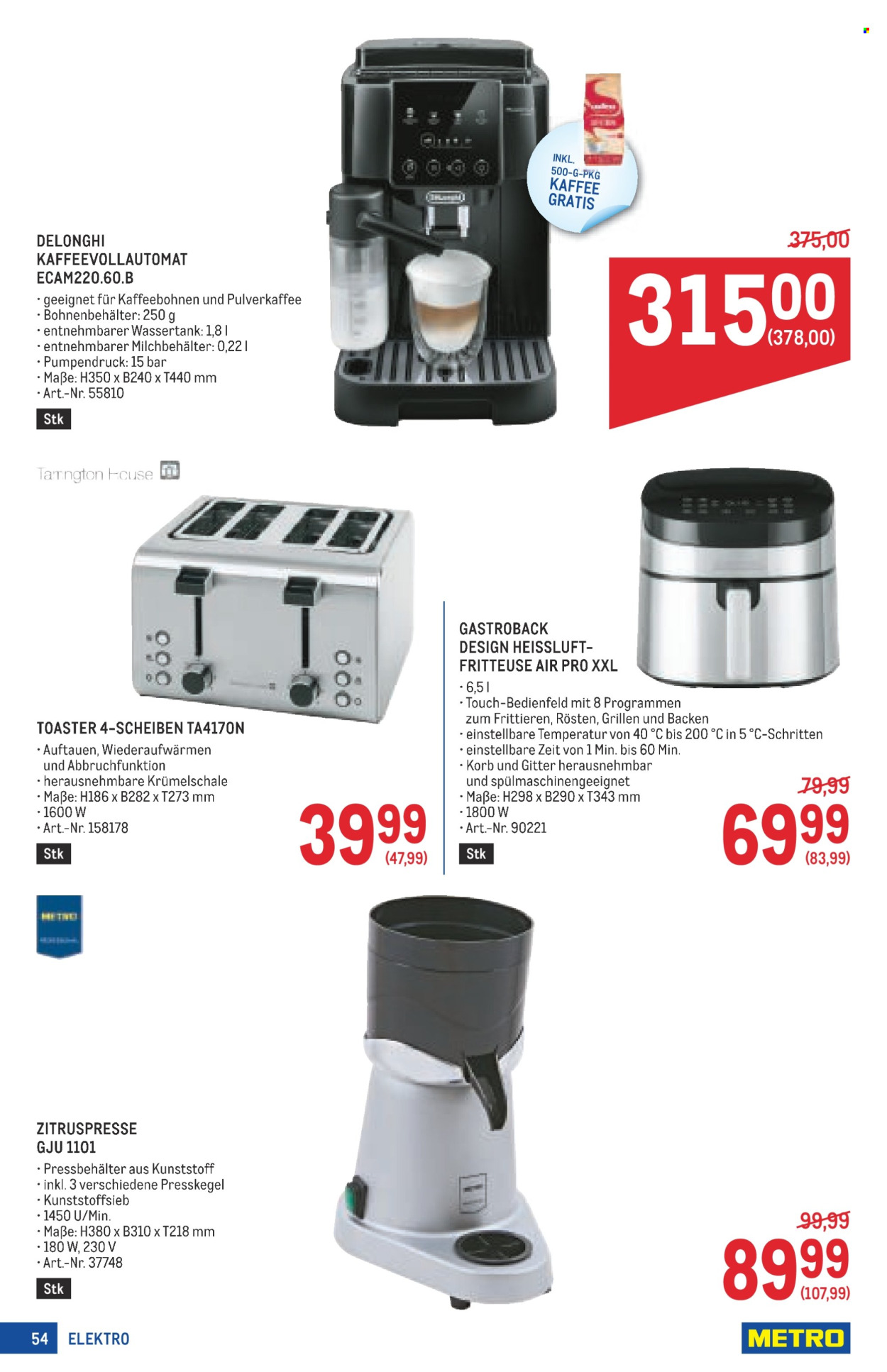 Angebote Metro - 20.3.2025 - 2.4.2025. Seite 54