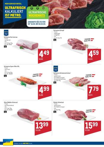 Angebote Metro - 16.3.2025 - 22.3.2025.