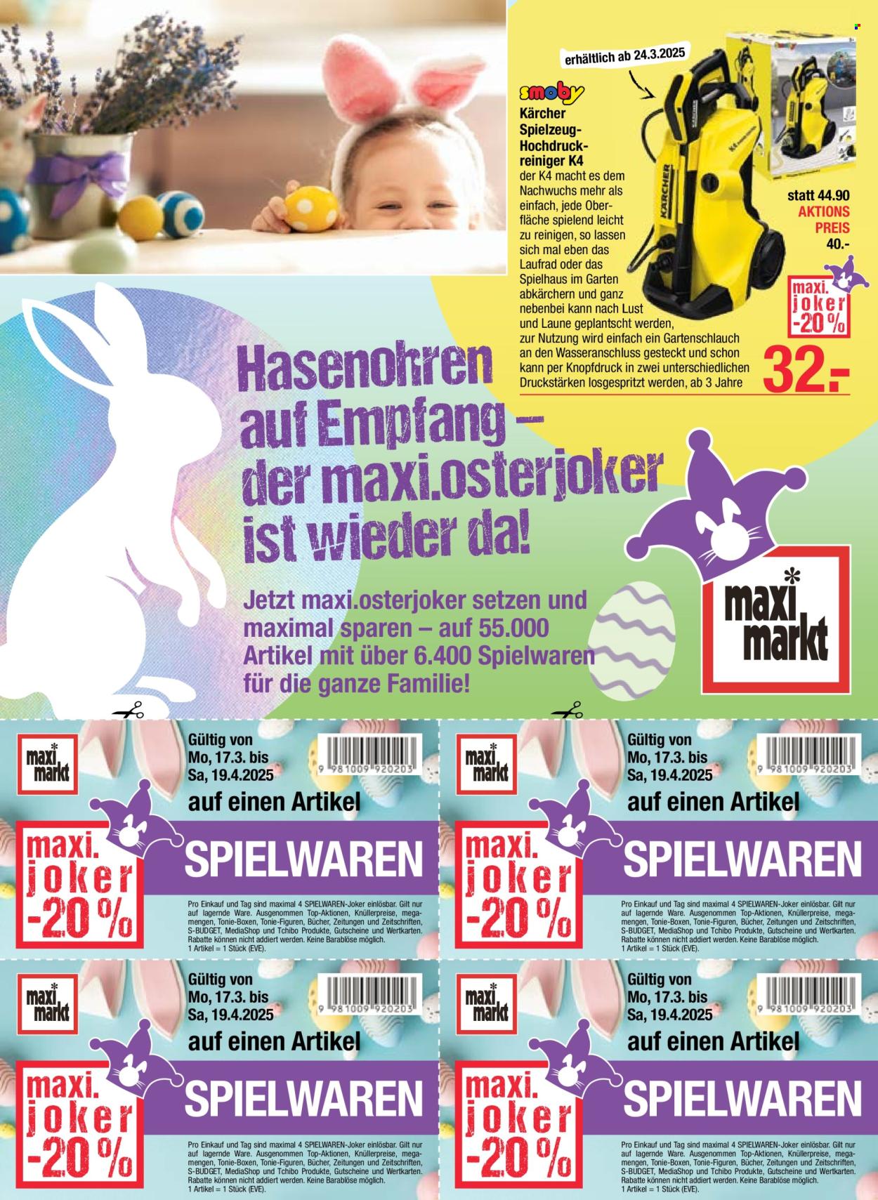 Angebote Maximarkt - 17.3.2025 - 19.4.2025. Seite 16