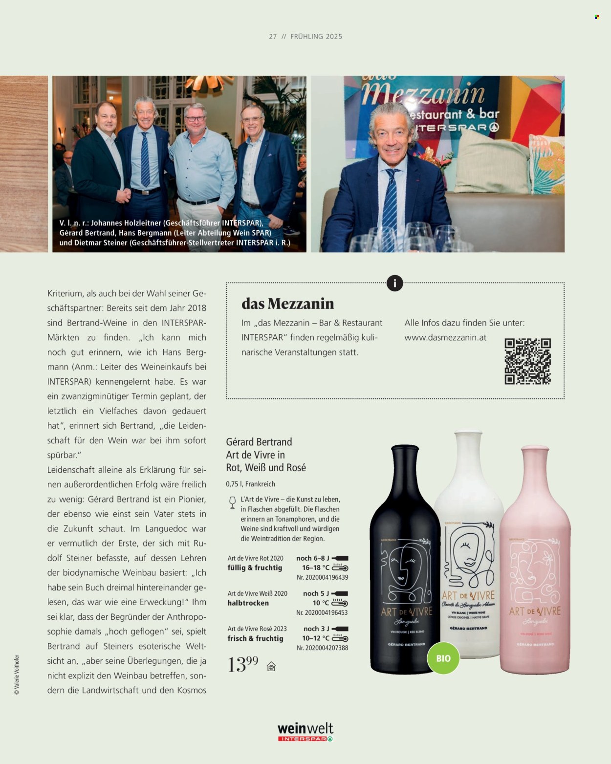 Angebote INTERSPAR - 16.3.2025 - 4.6.2025. Seite 27
