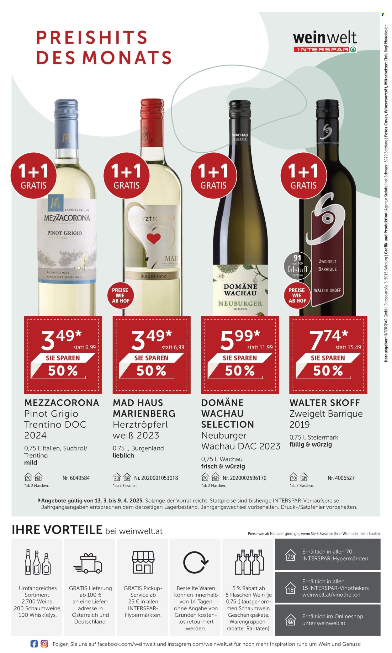 Angebote INTERSPAR - 13.3.2025 - 9.4.2025. Seite 24