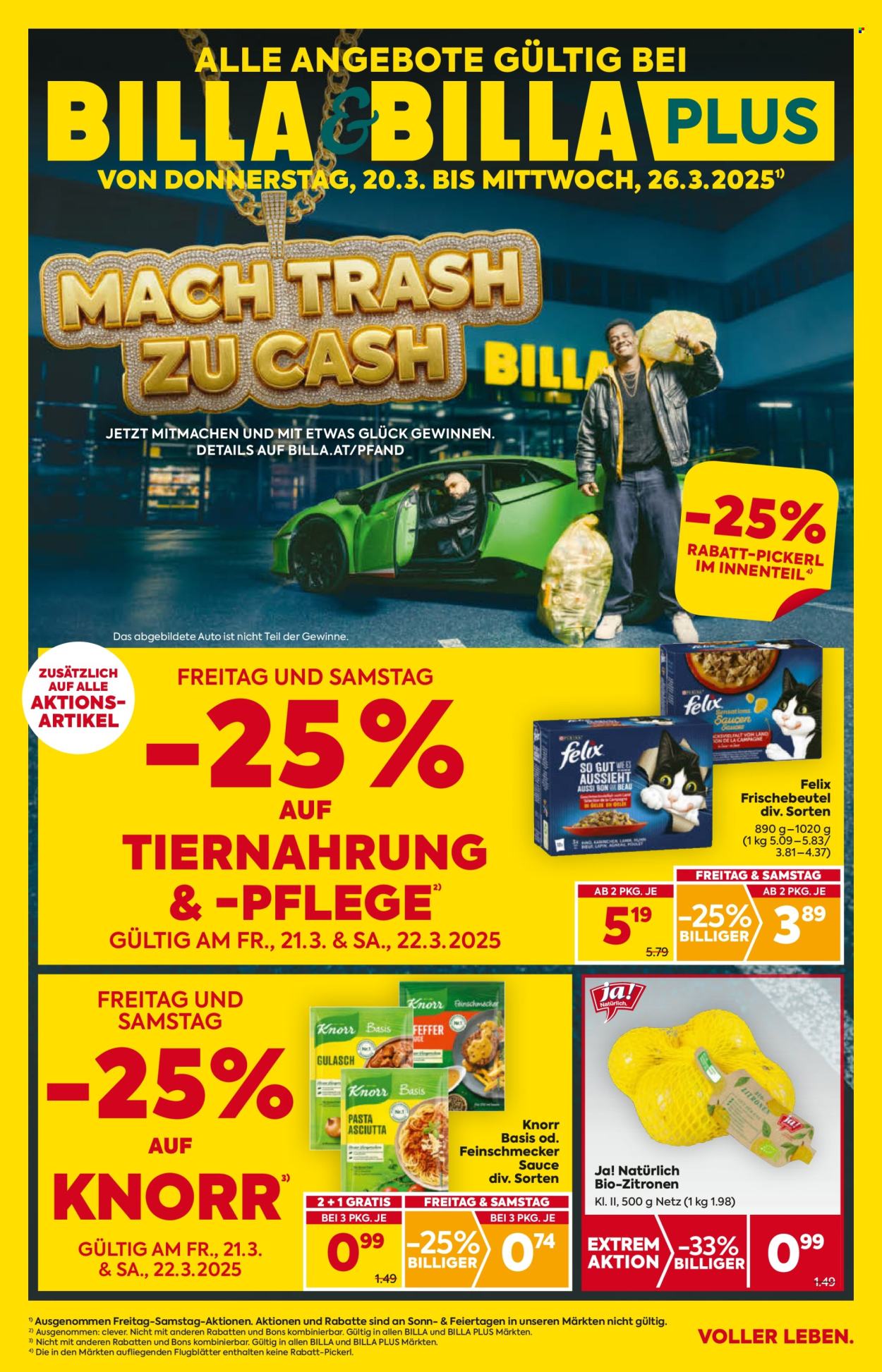 Angebote Billa - 20.3.2025 - 26.3.2025. Seite 1