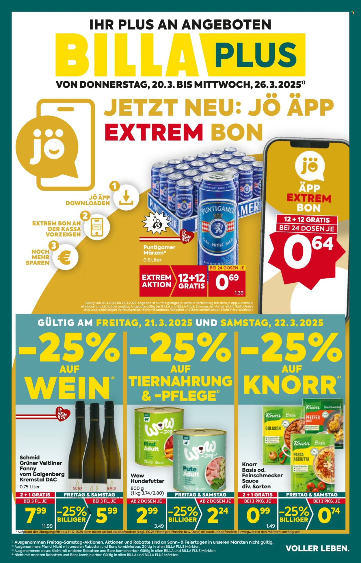 Angebote Billa Plus - 20.3.2025 - 26.3.2025. Seite 1
