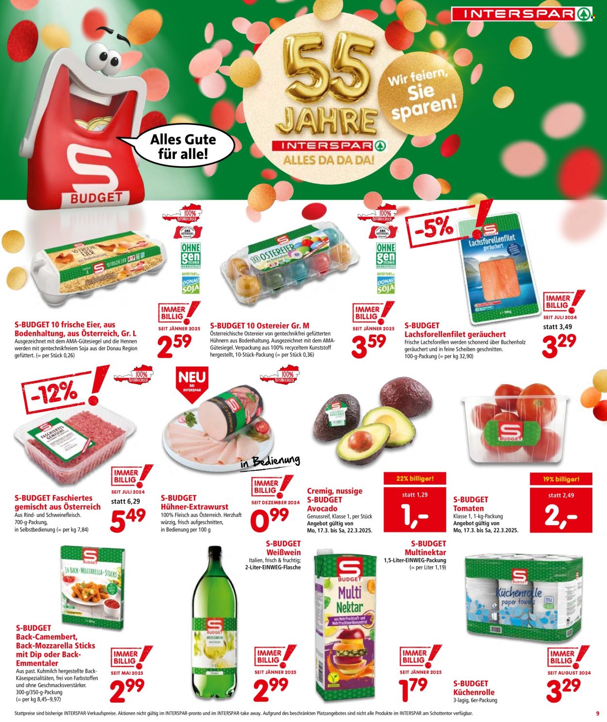 Angebote INTERSPAR - 20.3.2025 - 26.3.2025. Seite 9