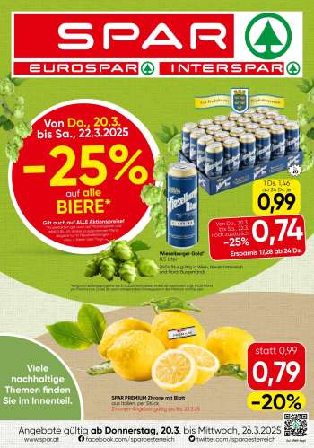 Angebote SPAR - 20.3.2025 - 26.3.2025.