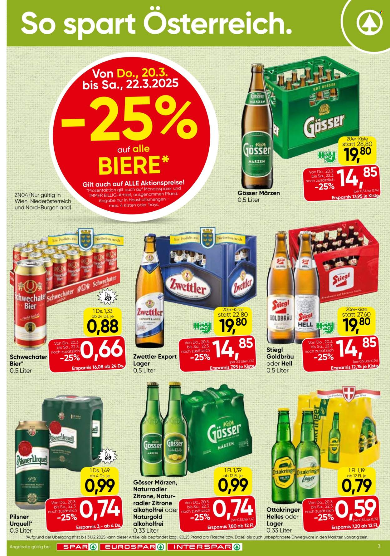 Angebote SPAR - 20.3.2025 - 26.3.2025. Seite 3