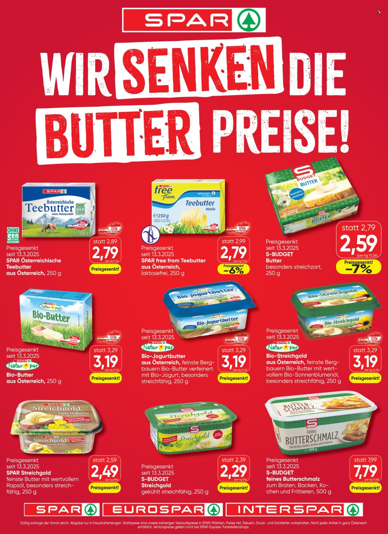 Angebote SPAR - 20.3.2025 - 9.4.2025. Seite 1