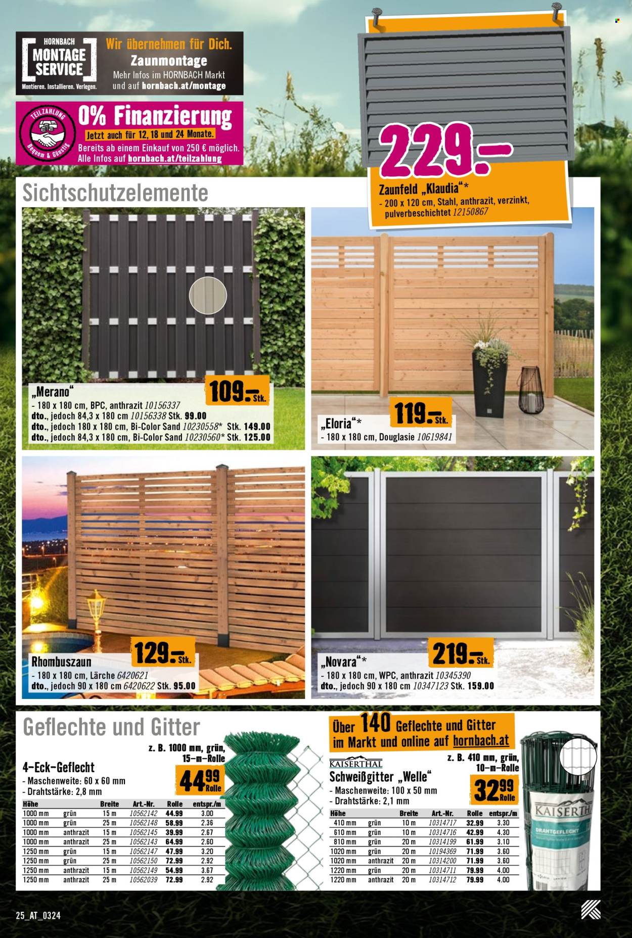 Angebote Hornbach - 20.3.2025 - 2.4.2025. Seite 25