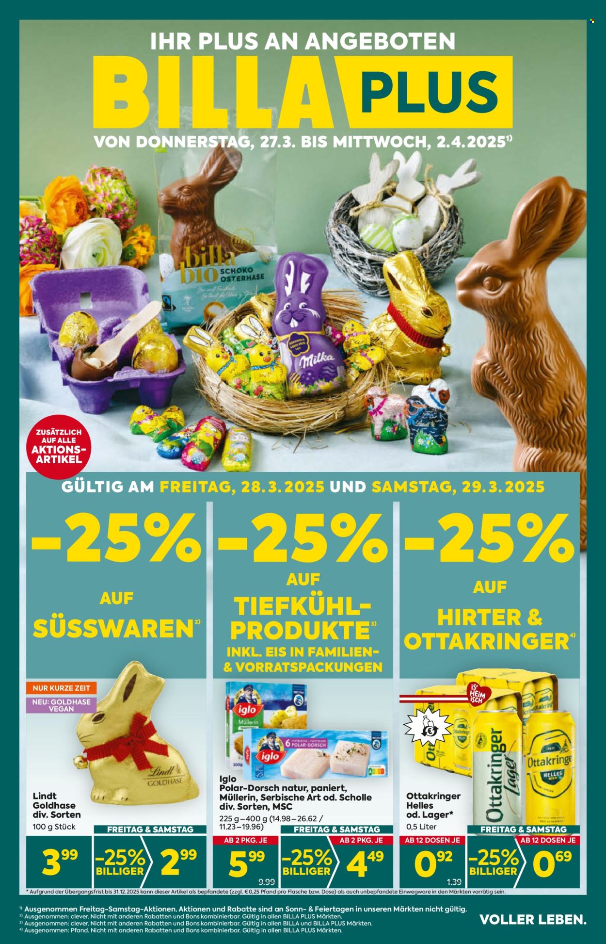 Angebote Billa Plus - 27.3.2025 - 2.4.2025. Seite 1