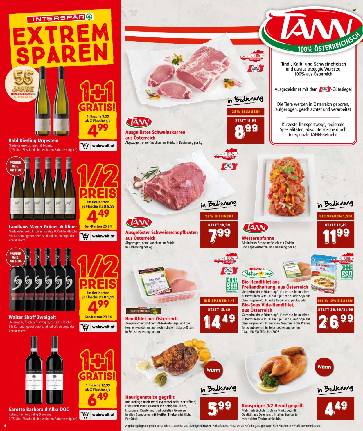 Angebote INTERSPAR - 27.3.2025 - 9.4.2025. Seite 4