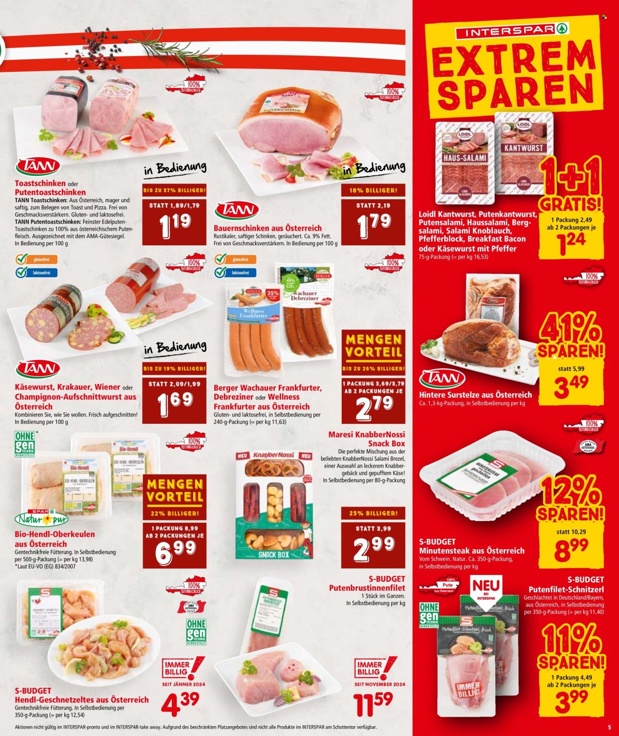 Angebote INTERSPAR - 27.3.2025 - 9.4.2025. Seite 5