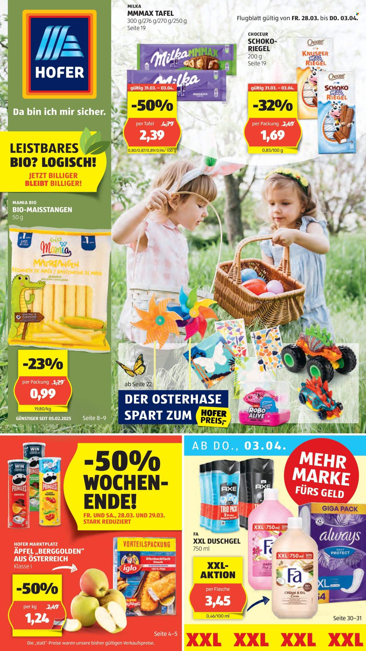 Angebote Hofer - 28.3.2025 - 3.4.2025. Seite 1