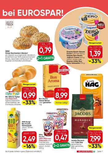 thumbnail - Exquisa Quark-Genuss Frucht 0,2% Fett 500 g, Exquisa Zero Quark-Joghurt-Creme 400 g, Exquisa milder Skyr Natur laktosefrei 375 g