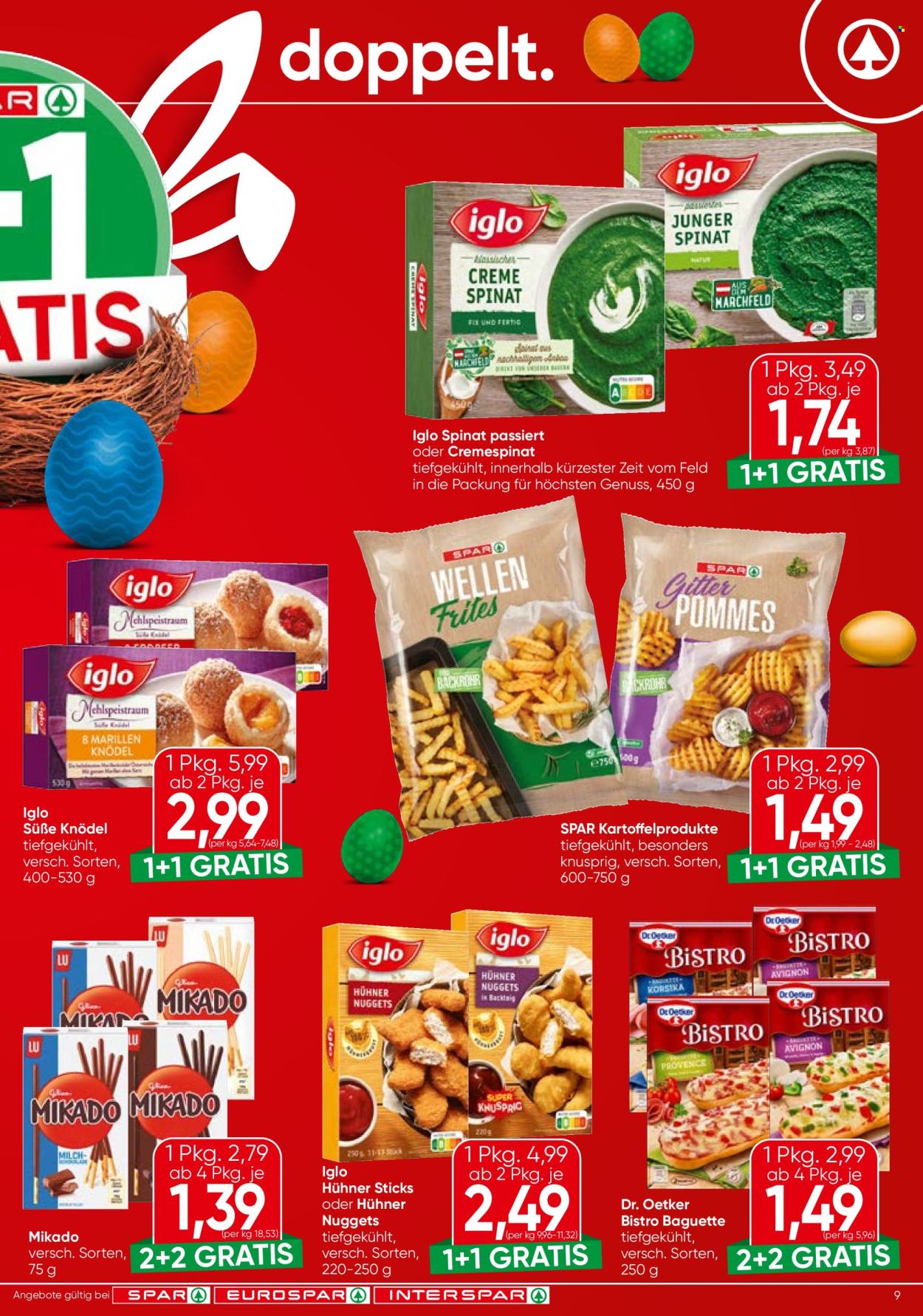 Angebote SPAR - 27.3.2025 - 9.4.2025. Seite 9