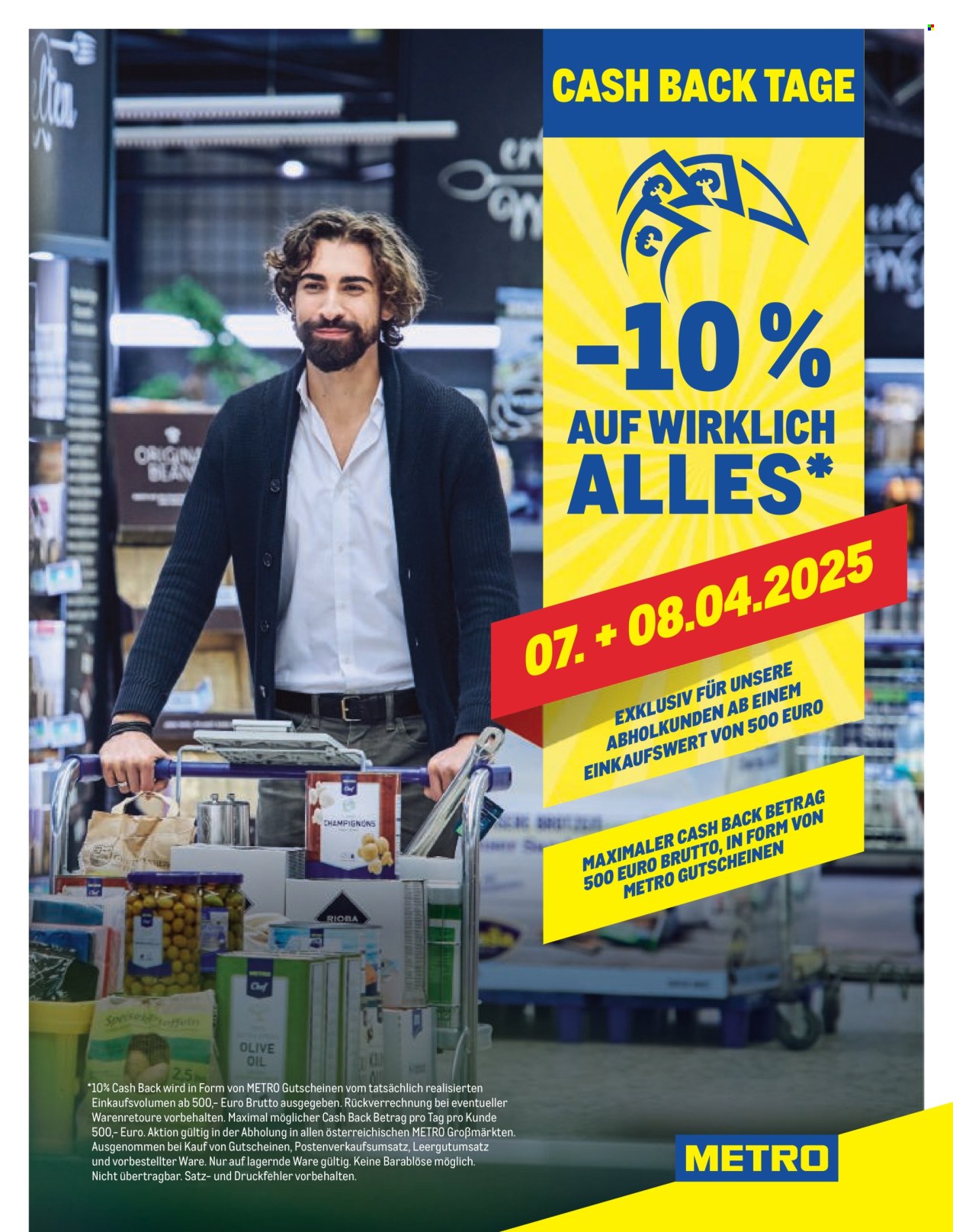 Angebote Metro - 7.4.2025 - 8.4.2025. Seite 1
