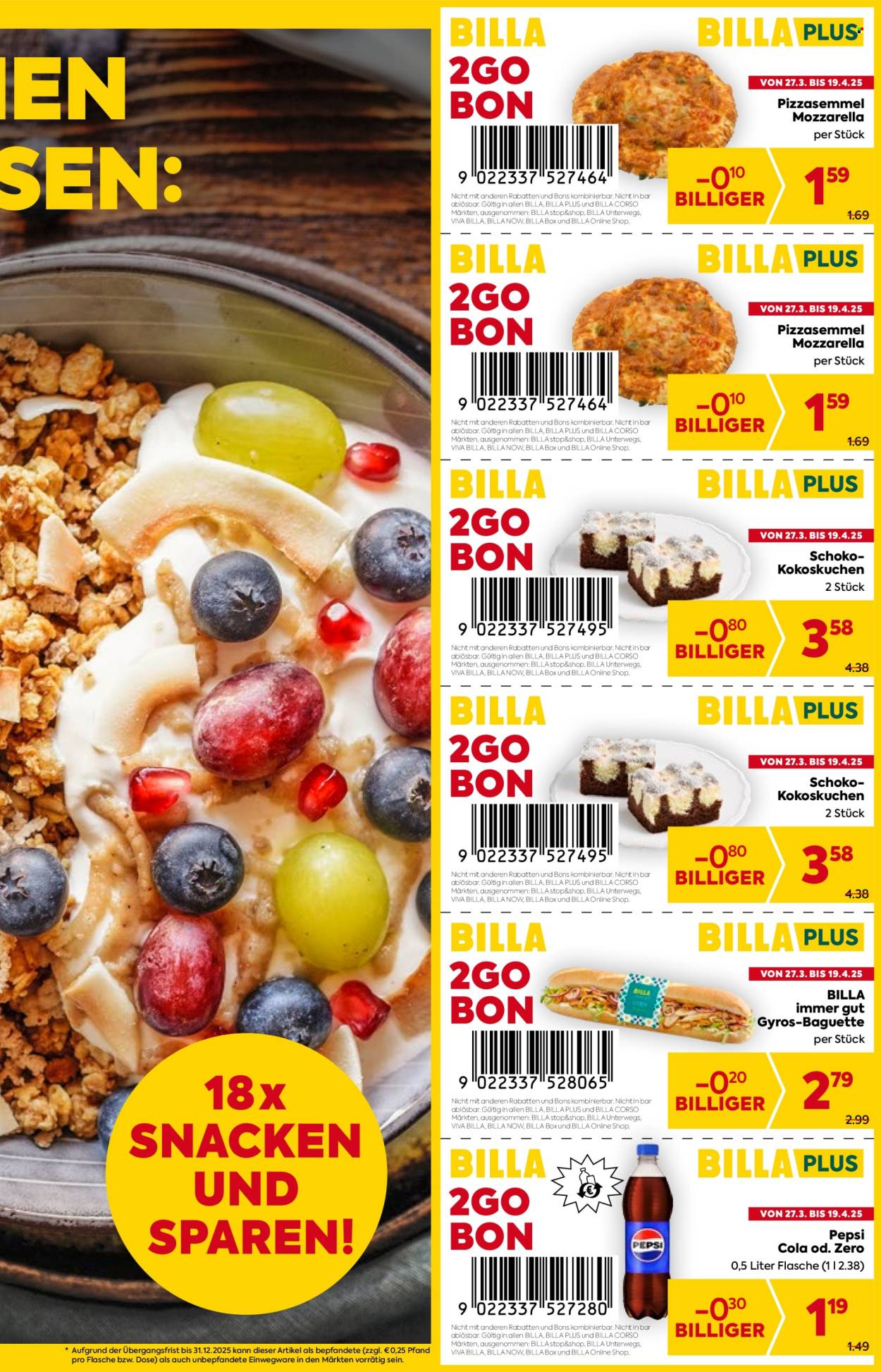 Angebote Billa - 27.3.2025 - 19.4.2025. Seite 3