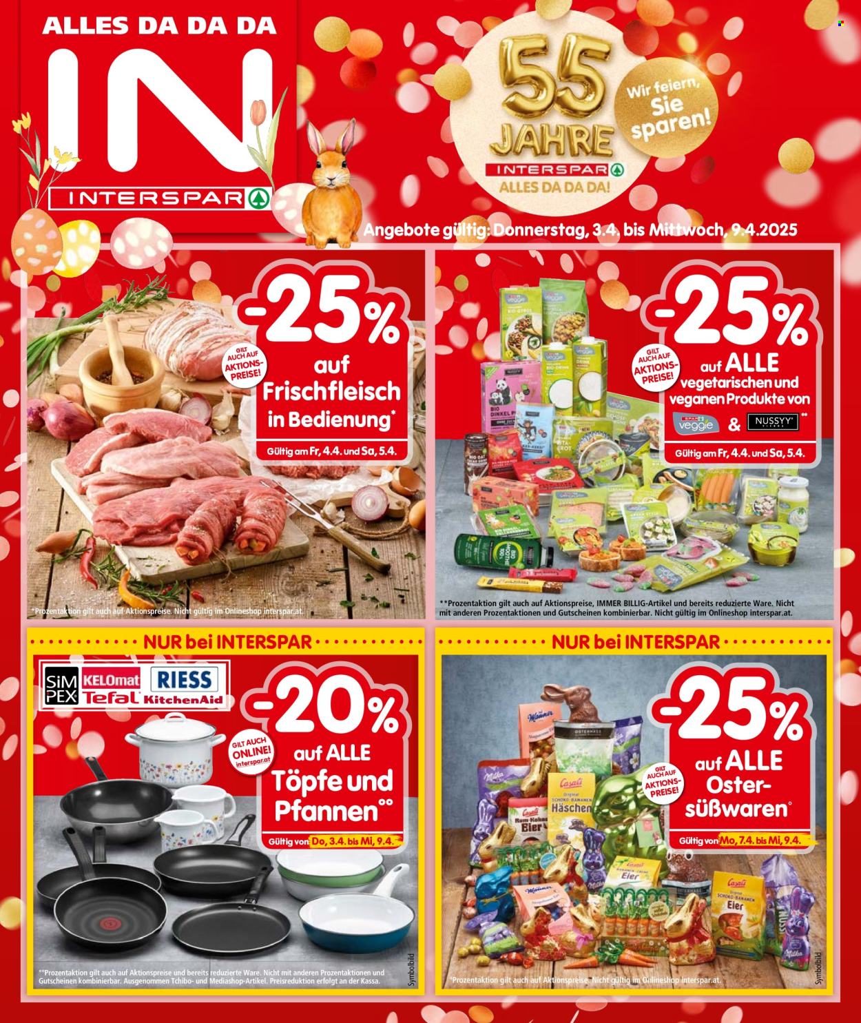 Angebote INTERSPAR - 3.4.2025 - 9.4.2025. Seite 1