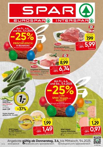 Angebote SPAR - 3.4.2025 - 9.4.2025.