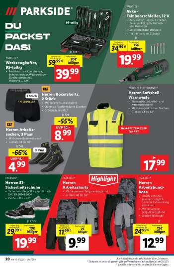 thumbnail - Herren Softshell-Warnweste