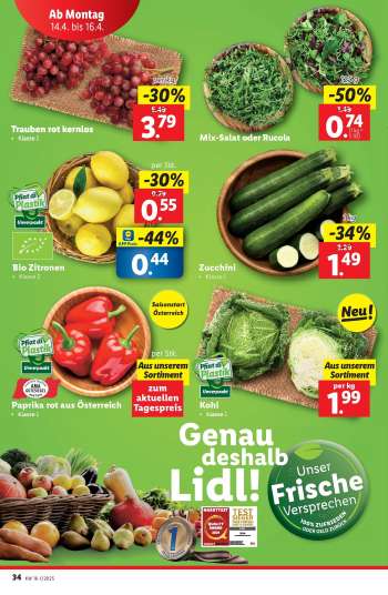 thumbnail - Mix-Salat oder Rucola