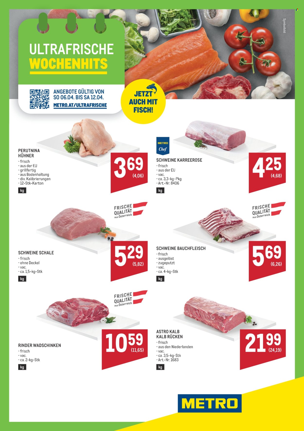 Angebote Metro - 6.4.2025 - 12.4.2025. Seite 1
