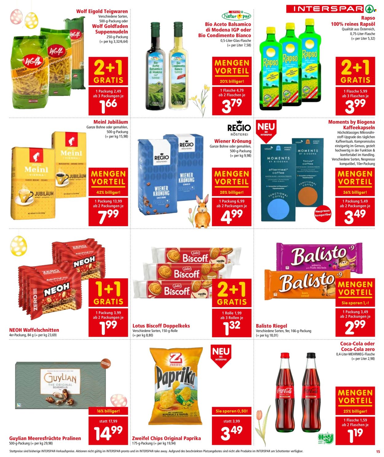 Angebote INTERSPAR - 10.4.2025 - 23.4.2025. Seite 15