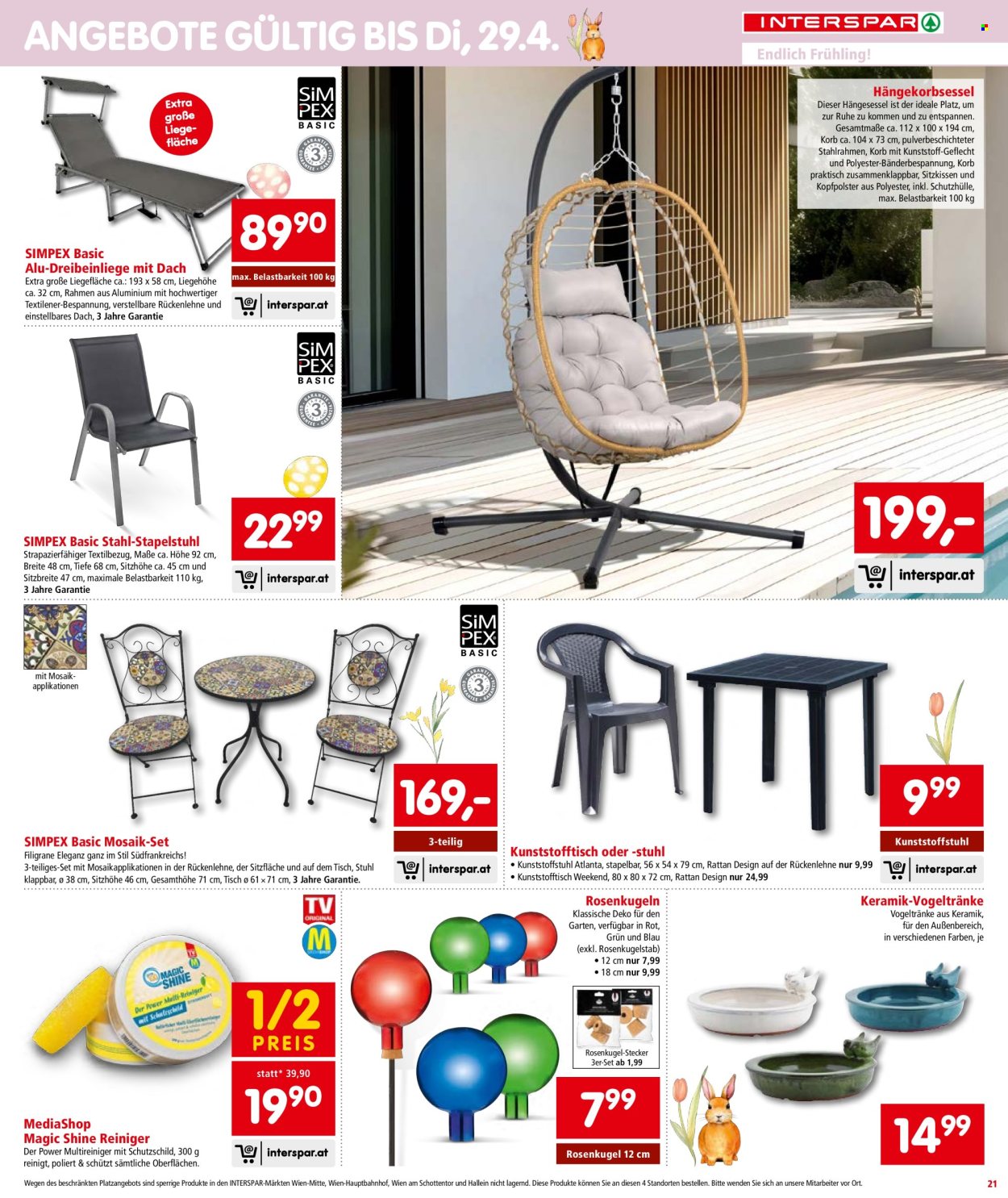 Angebote INTERSPAR - 10.4.2025 - 23.4.2025. Seite 21