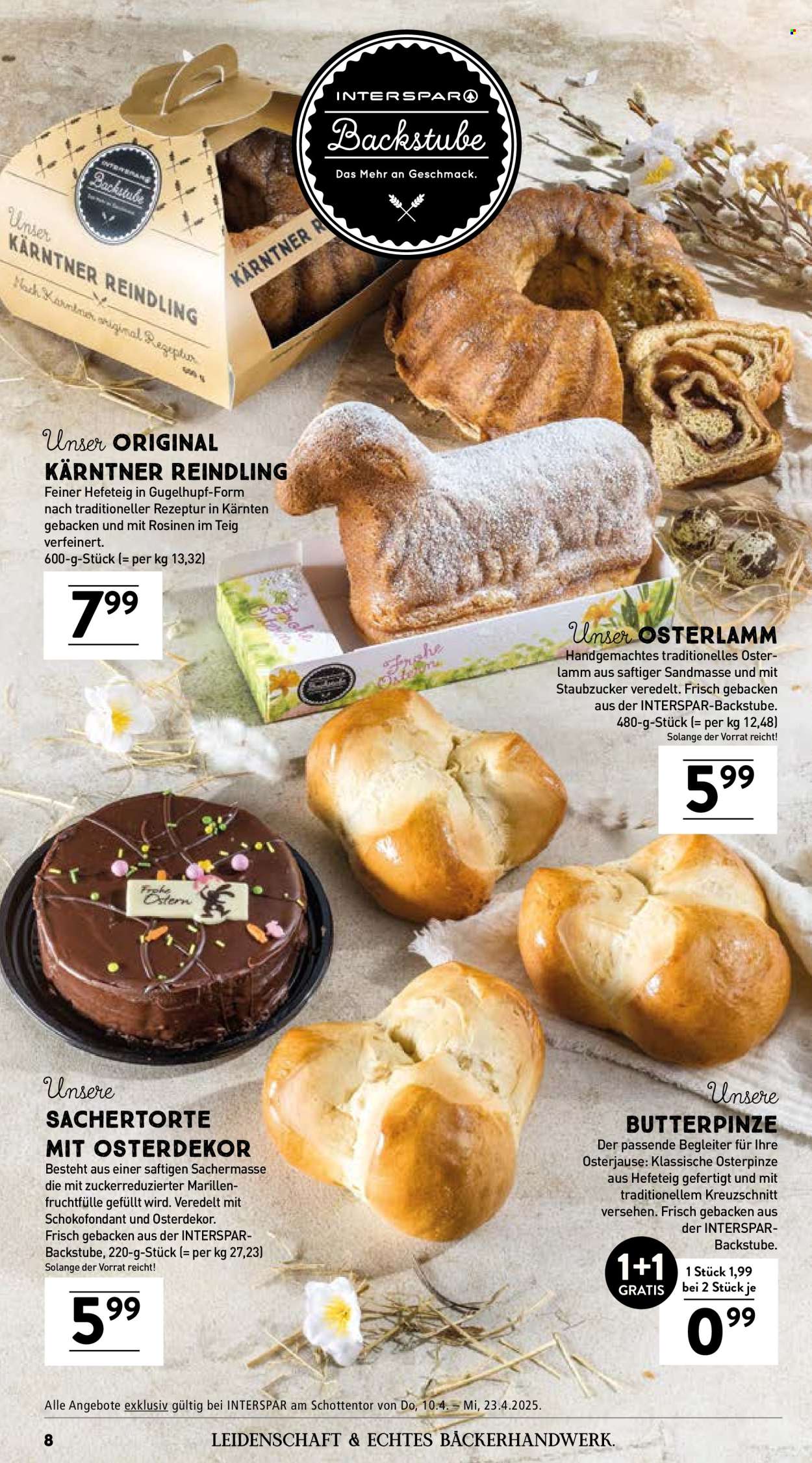 Angebote INTERSPAR - 10.4.2025 - 23.4.2025. Seite 8