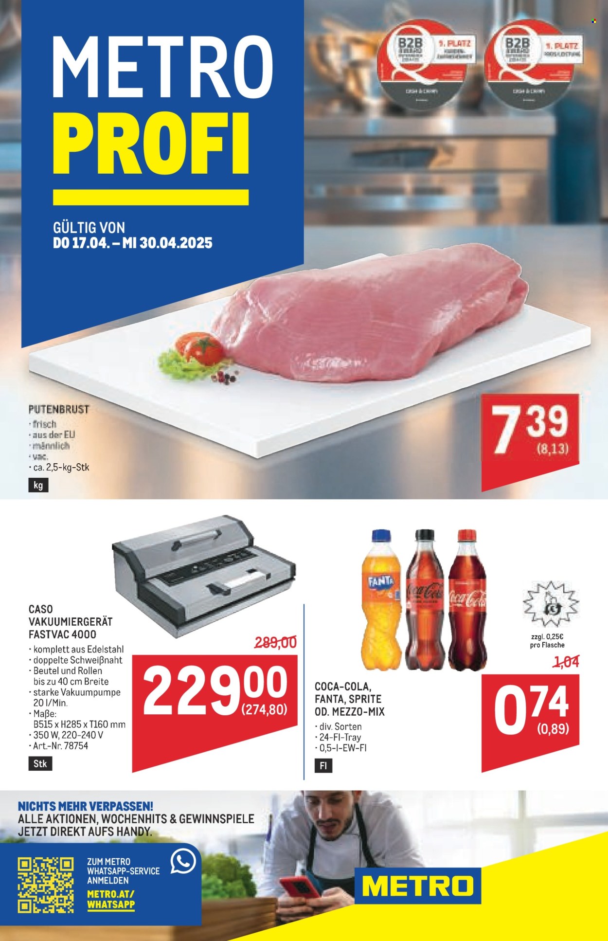 Angebote Metro - 17.4.2025 - 30.4.2025. Seite 1
