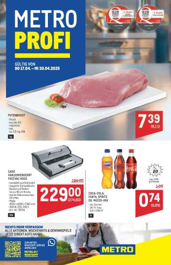 Angebote Metro - 17.4.2025 - 30.4.2025.