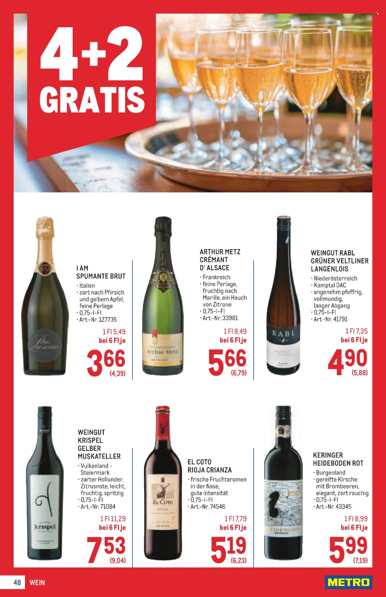 Angebote Metro - 17.4.2025 - 30.4.2025. Seite 48