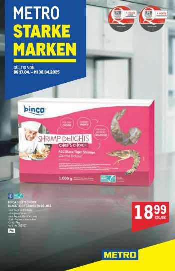 Angebote Metro - 17.4.2025 - 30.4.2025.