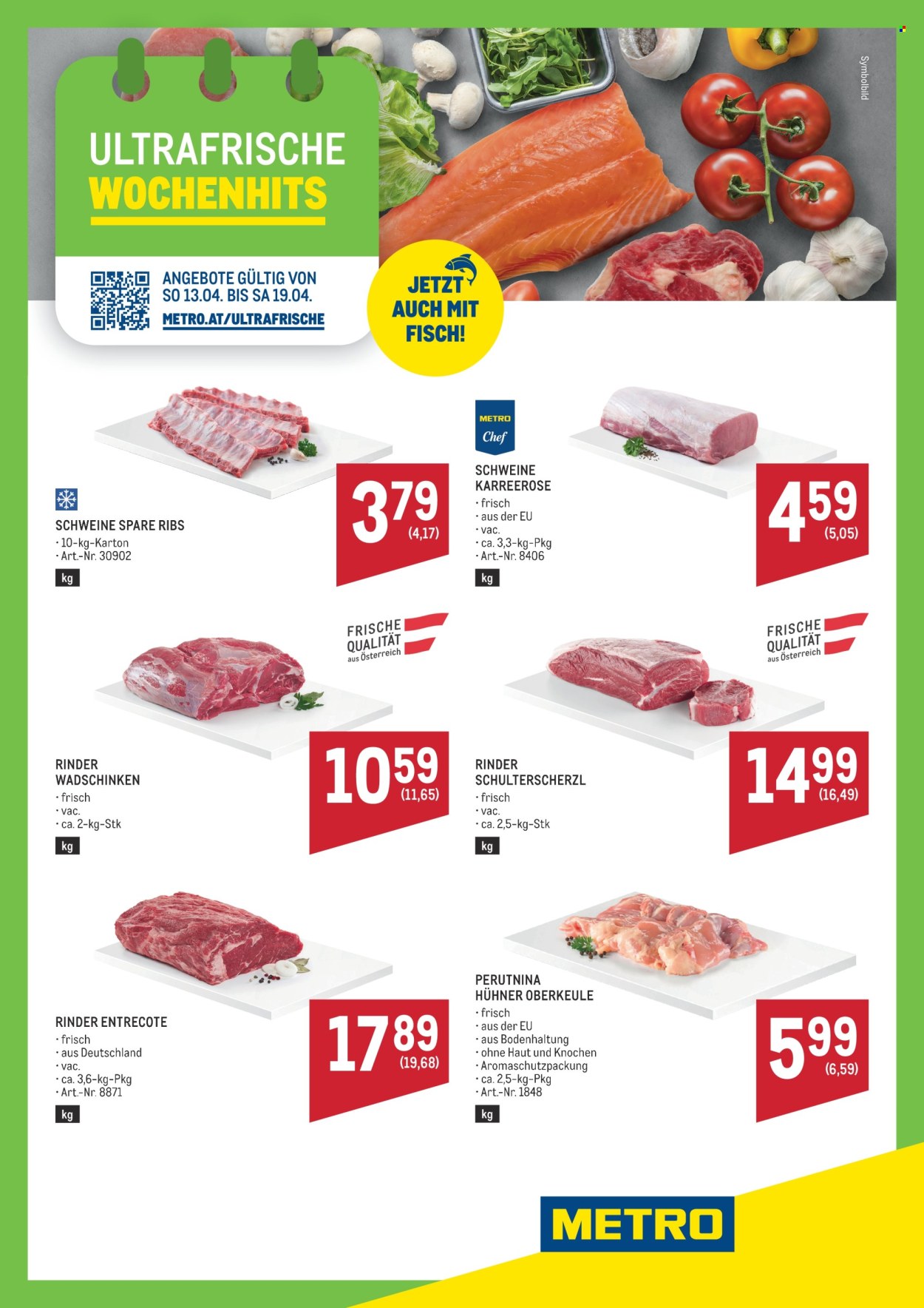 Angebote Metro - 13.4.2025 - 19.4.2025. Seite 1