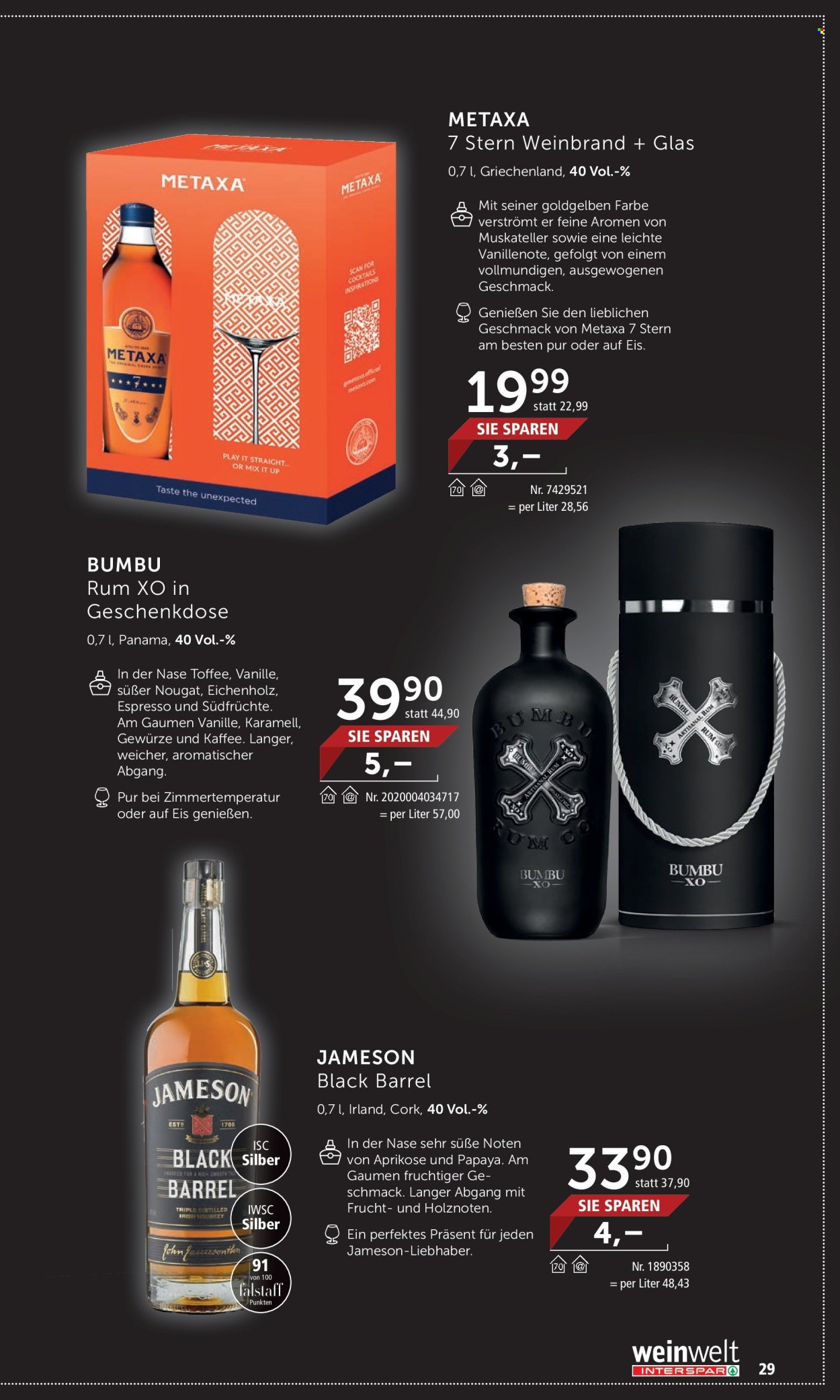 Angebote INTERSPAR - 10.4.2025 - 7.5.2025. Seite 29