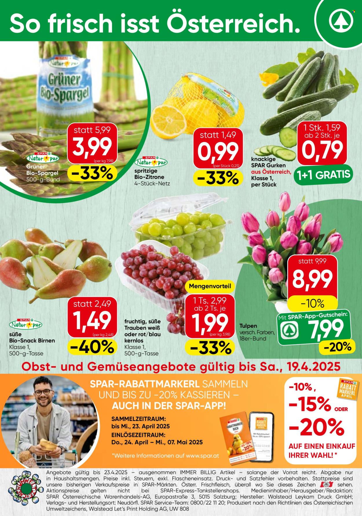 Angebote SPAR - 15.4.2025 - 23.4.2025. Seite 20