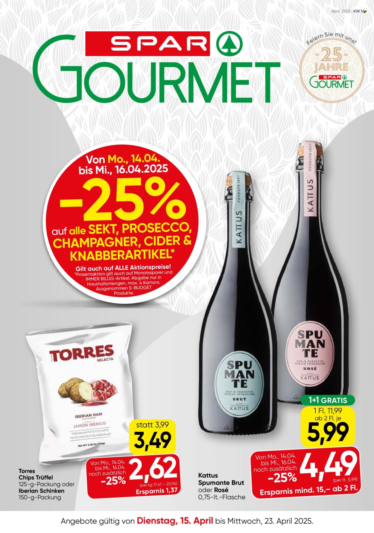 Angebote SPAR - 15.4.2025 - 23.4.2025. Seite 1