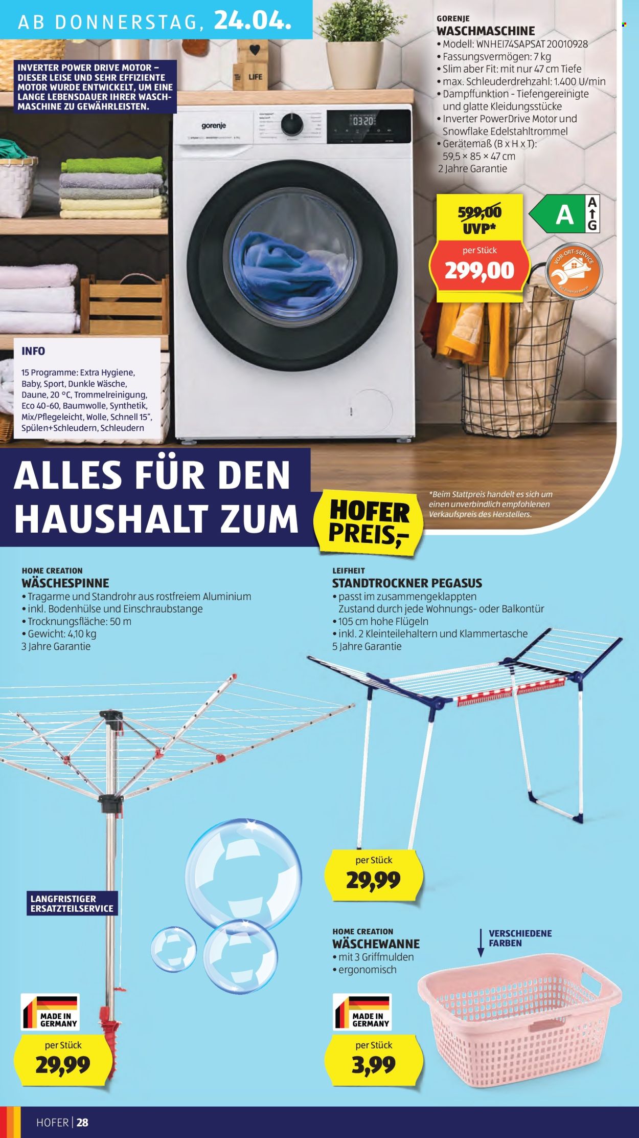 Angebote Hofer - 18.4.2025 - 24.4.2025. Seite 32