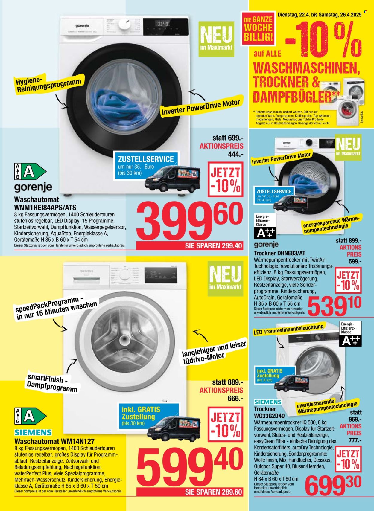 Angebote Maximarkt - 22.4.2025 - 26.4.2025. Seite 17