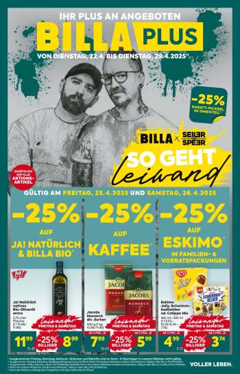 Angebote Billa Plus - 22.4.2025 - 29.4.2025.