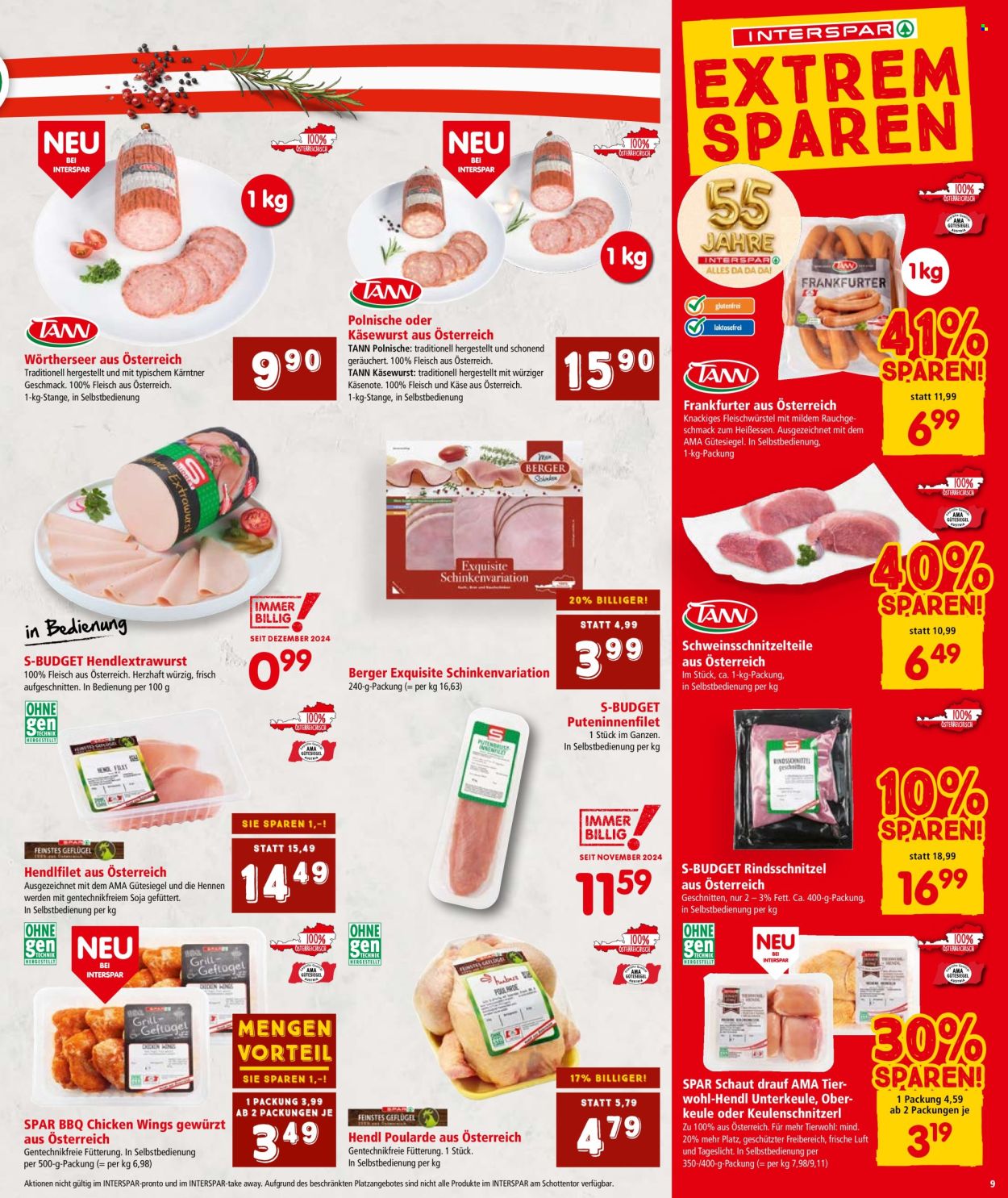 Angebote INTERSPAR - 24.4.2025 - 7.5.2025. Seite 9