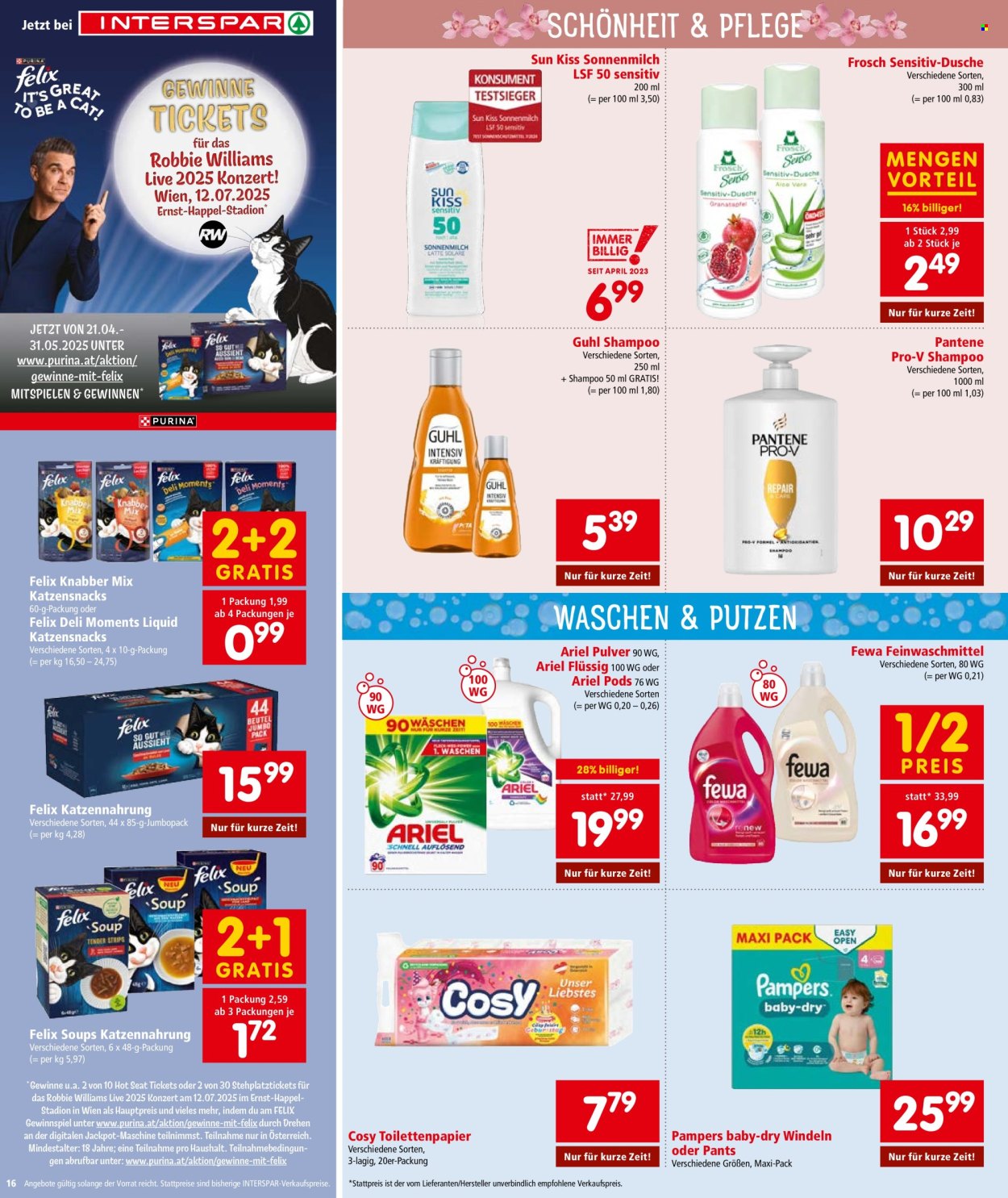 Angebote INTERSPAR - 24.4.2025 - 7.5.2025. Seite 16